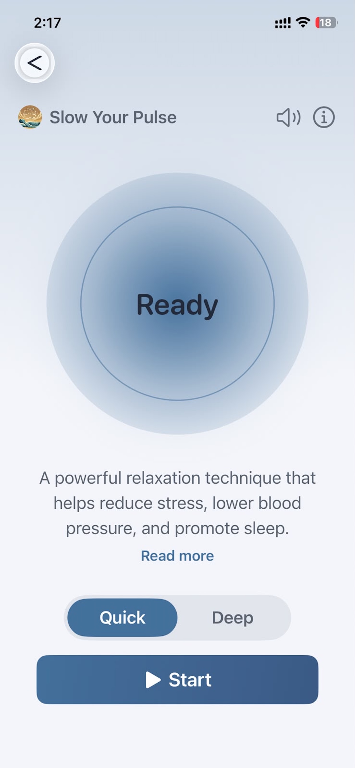 Sereze app screenshot